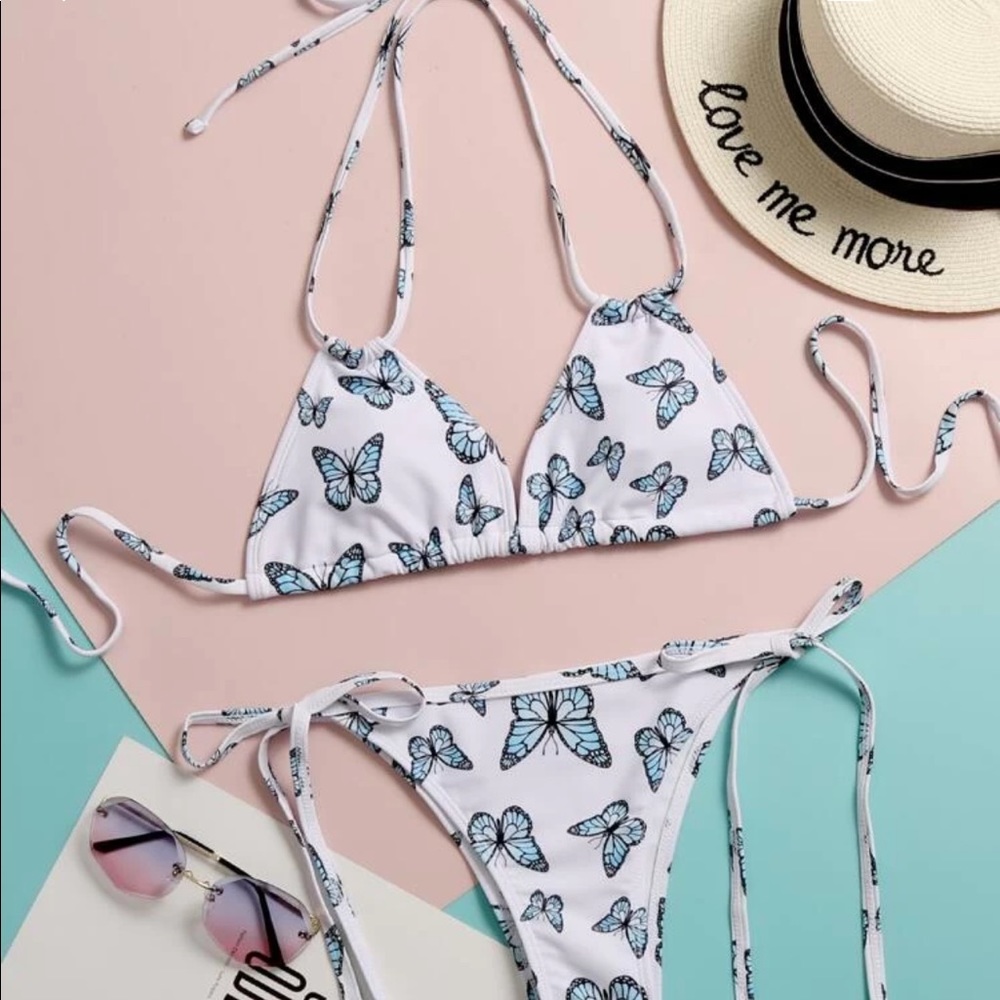 butterfly bikini top